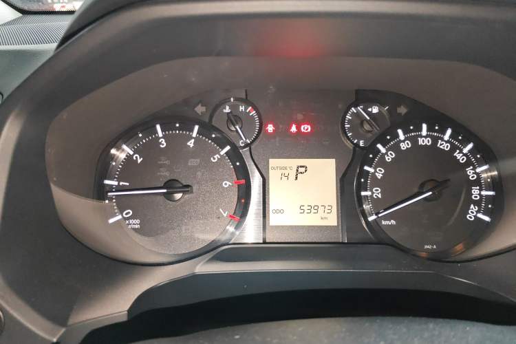 Used Toyota Prado 2019 2.7L TX Steel Wheels Underbody Mounting Sunroof – Middle East Instrument Cluster