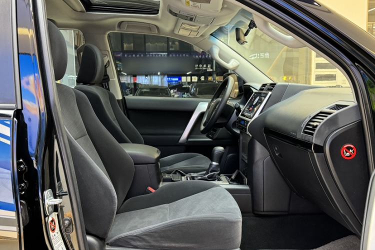 Used Toyota Prado 2019 2.7L TX Steel Wheels Underbody Mounting Sunroof – Middle East Interior 6