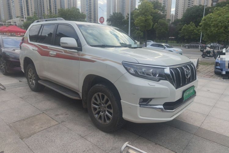 Used Toyota Prado 2019 3.5L Automatic TX-L Deluxe Edition with Rear-Mounted Spare Tire Front Right 45 Deg