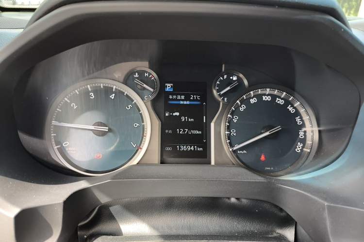 Used Toyota Prado 2019 3.5L Automatic TX-L Deluxe Edition with Rear-Mounted Spare Tire Instrument Cluster