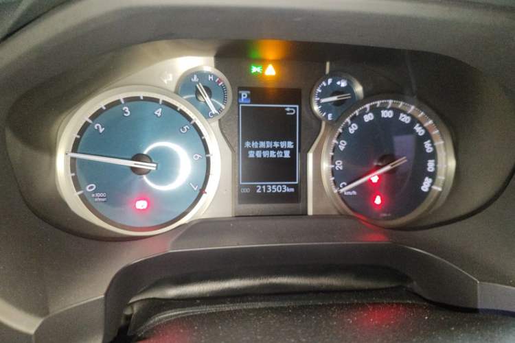 Used Toyota Prado 2019 3.5L Automatic TX-L Deluxe Edition with Rear-Mounted Spare Tire Odometer Close Up