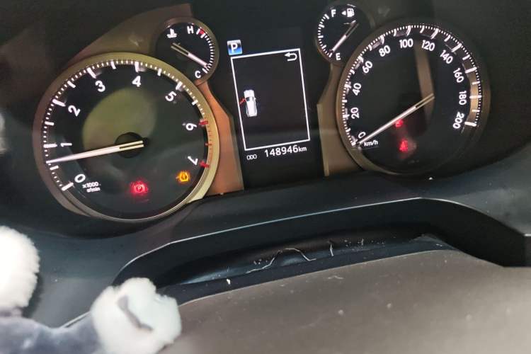 Used Toyota Prado  Odometer Close Up