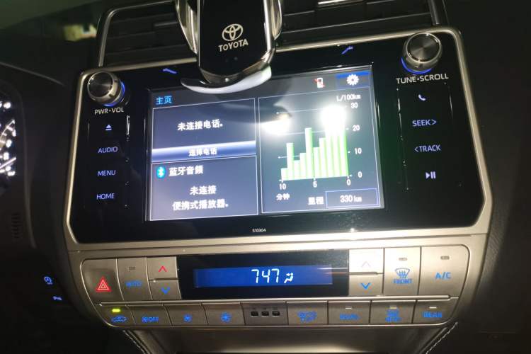 Used Toyota Prado 2019 3.5L Automatic TX-L Deluxe Edition with Rear-Mounted Spare Tire Audio And AC Panel