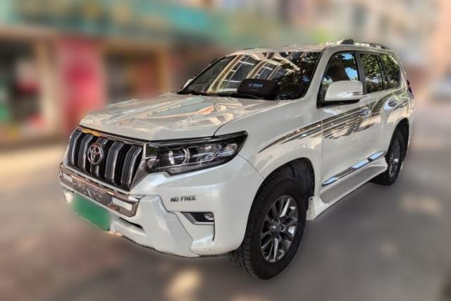 Used Toyota Prado 2019 2.7L TX Aluminum Wheels External Spare Tire No Sunroof Base Version—Middle East Market