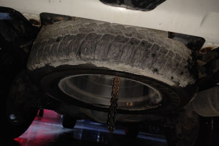 Used Toyota Prado 2019 3.5L Automatic TX-L Deluxe Edition with Rear-Mounted Spare Tire Chassis Rear