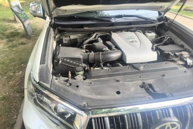 Used Toyota Prado 2019 3.5L Automatic TX-L Deluxe Edition with Rear-Mounted Spare Tire Engine Bay Right