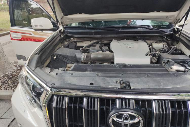 Used Toyota Prado 2019 3.5L Automatic TX-L Deluxe Edition with Rear-Mounted Spare Tire Engine Bay Right