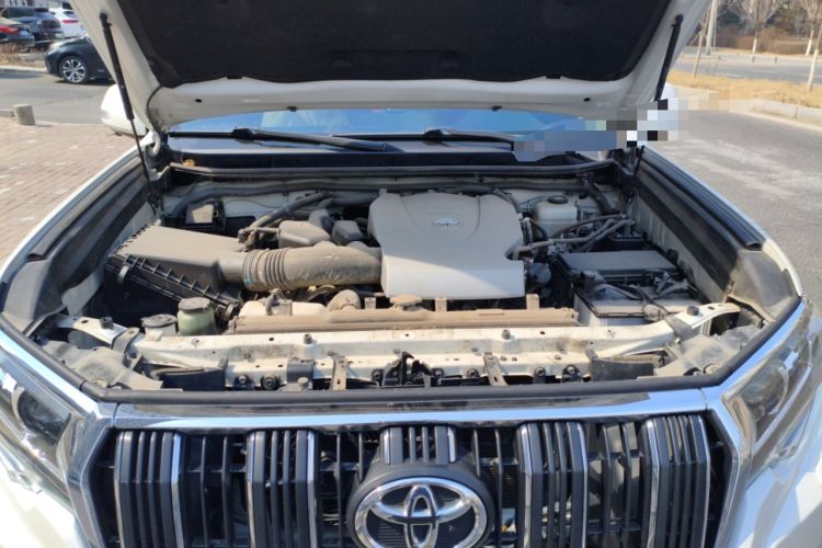 Used Toyota Prado 2019 3.5L Automatic TX-L Deluxe Edition with Rear-Mounted Spare Tire Engine Bay