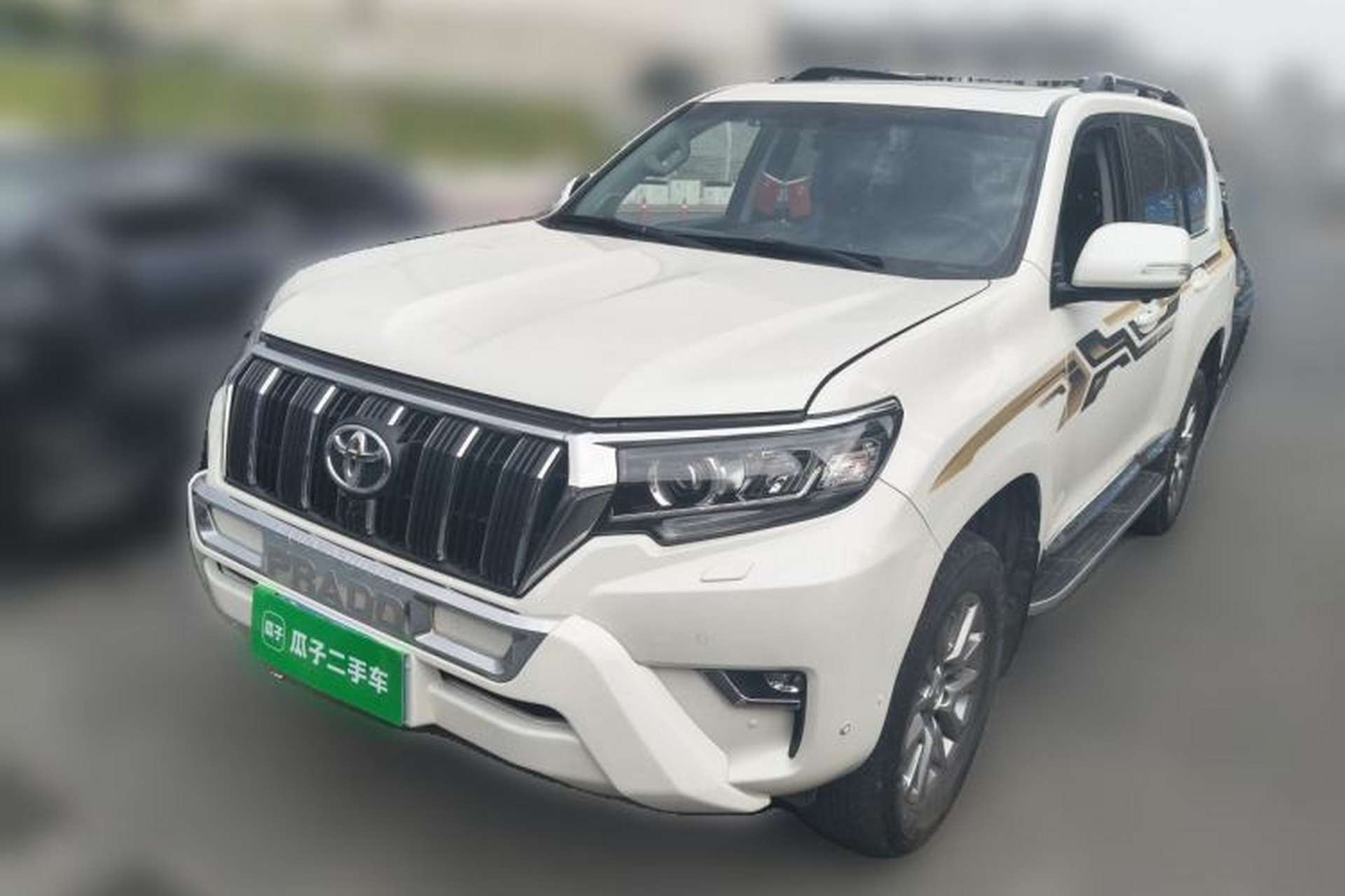 Used Toyota Prado 2019 3.5L Automatic TX-L Deluxe Edition with Rear-Mounted Spare Tire Front Left 45 Deg
