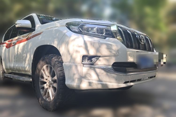 Used Toyota Prado 2019 3.5L Automatic TX-L Deluxe Edition with Rear-Mounted Spare Tire Front Right 45 Deg