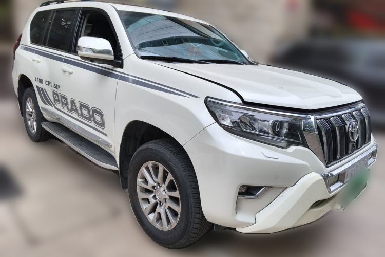 Used Toyota Prado 2019 3.5L Automatic TX-L Deluxe Edition with Rear-Mounted Spare Tire Front Right 45 Deg