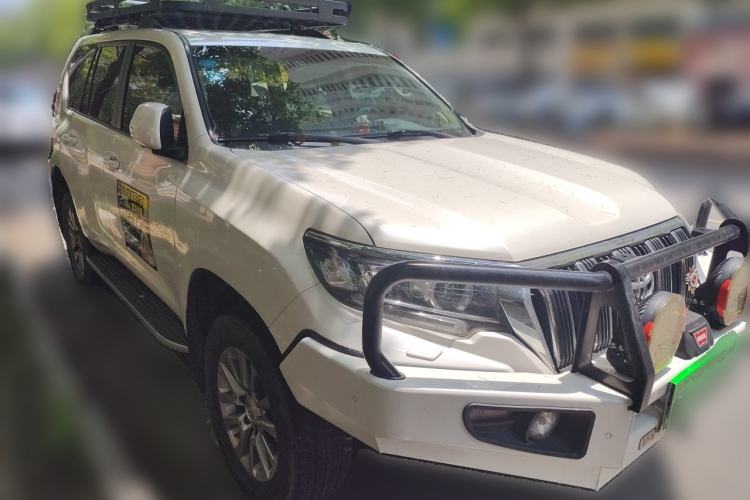Used Toyota Prado 2019 3.5L Automatic TX-L Deluxe Edition with Rear-Mounted Spare Tire Front Right 45 Deg