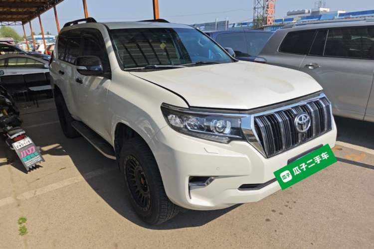 Used Toyota Prado 2019 3.5L Automatic TX-L Deluxe Edition with Rear-Mounted Spare Tire Front Right 45 Deg