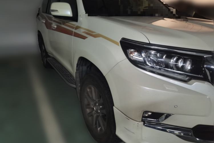 Used Toyota Prado 2019 3.5L Automatic TX-L Deluxe Edition with Rear-Mounted Spare Tire Front Right 45 Deg