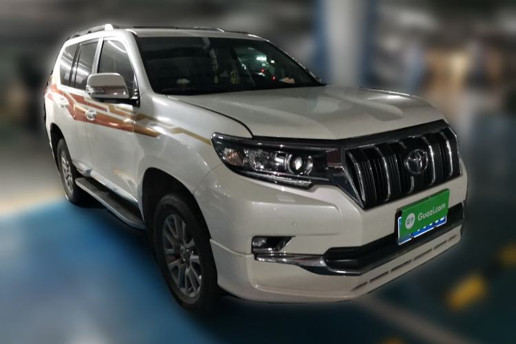 Used Toyota Prado 2019 3.5L Automatic TX-L Deluxe Edition with Rear-Mounted Spare Tire Front Right 45 Deg