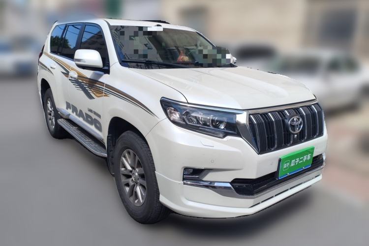 Used Toyota Prado 2019 3.5L Automatic TX-L Deluxe Edition with Rear-Mounted Spare Tire Front Right 45 Deg