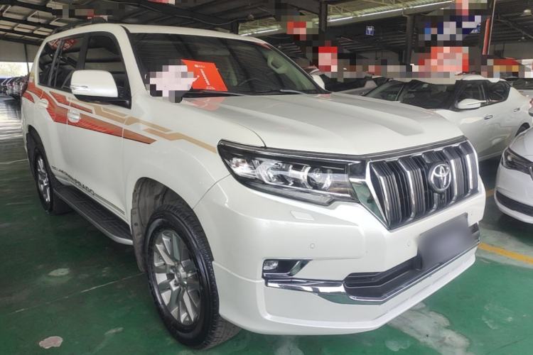 Used Toyota Prado 2019 3.5L Automatic TX-L Deluxe Edition with Rear-Mounted Spare Tire Front Right 45 Deg