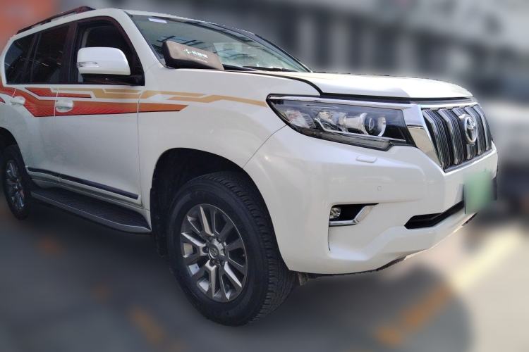 Used Toyota Prado 2019 3.5L Automatic TX-L Deluxe Edition with Rear-Mounted Spare Tire Front Right 45 Deg