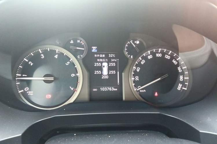 Used Toyota Prado 2019 3.5L Automatic TX-L Deluxe Edition with Rear-Mounted Spare Tire Instrument Cluster
