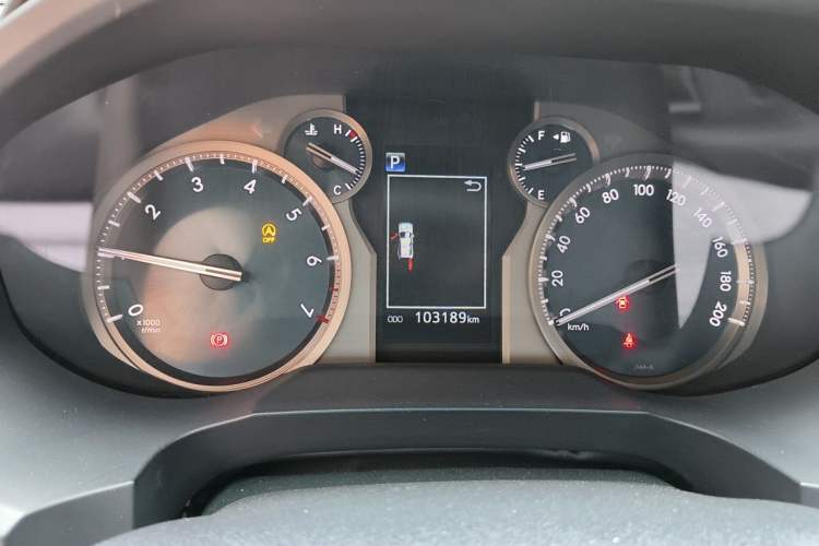Used Toyota Prado 2019 3.5L Automatic TX-L Deluxe Edition with Rear-Mounted Spare Tire Instrument Cluster