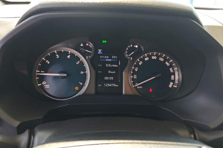 Used Toyota Prado 2019 3.5L Automatic TX-L Deluxe Edition with Rear-Mounted Spare Tire Instrument Cluster
