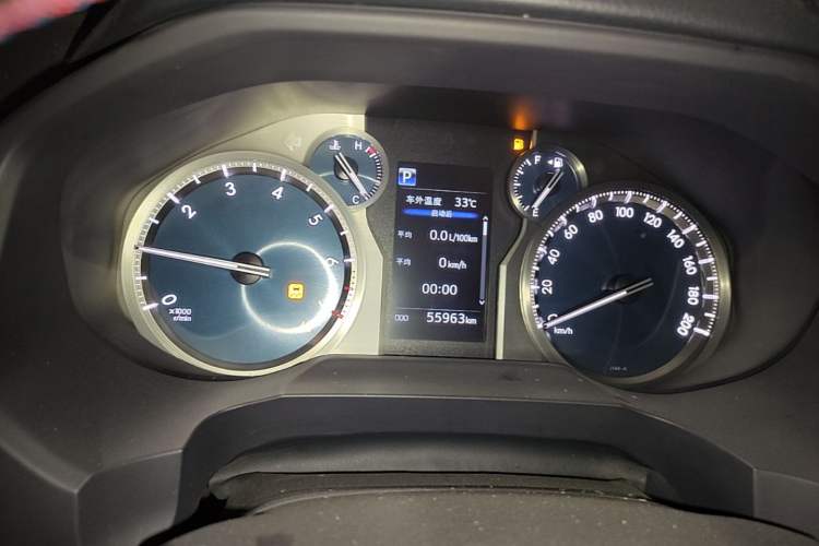 Used Toyota Prado 2019 3.5L Automatic TX-L Deluxe Edition with Rear-Mounted Spare Tire Instrument Cluster