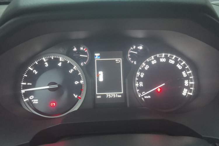 Used Toyota Prado 2019 3.5L Automatic TX-L Deluxe Edition with Rear-Mounted Spare Tire Instrument Cluster