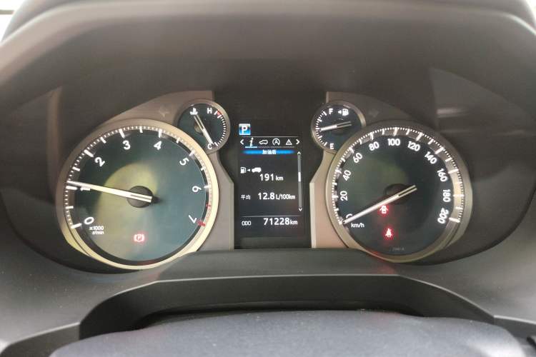 Used Toyota Prado 2019 3.5L Automatic TX-L Deluxe Edition with Rear-Mounted Spare Tire Instrument Cluster