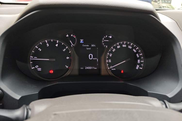 Used Toyota Prado 2019 2.7L TX-L Nine Air Systems External Mounting Sunroof – Middle East Instrument Cluster