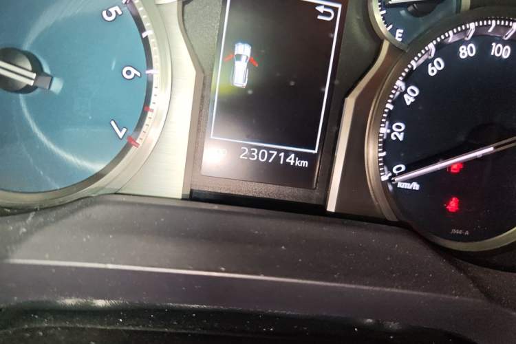 Used Toyota Prado 2019 3.5L Automatic TX-L Deluxe Edition with Rear-Mounted Spare Tire Odometer Close Up