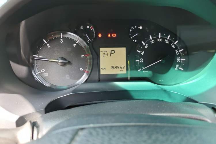 Used Toyota Prado  Odometer Close Up