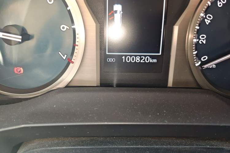 Used Toyota Prado  Odometer Close Up