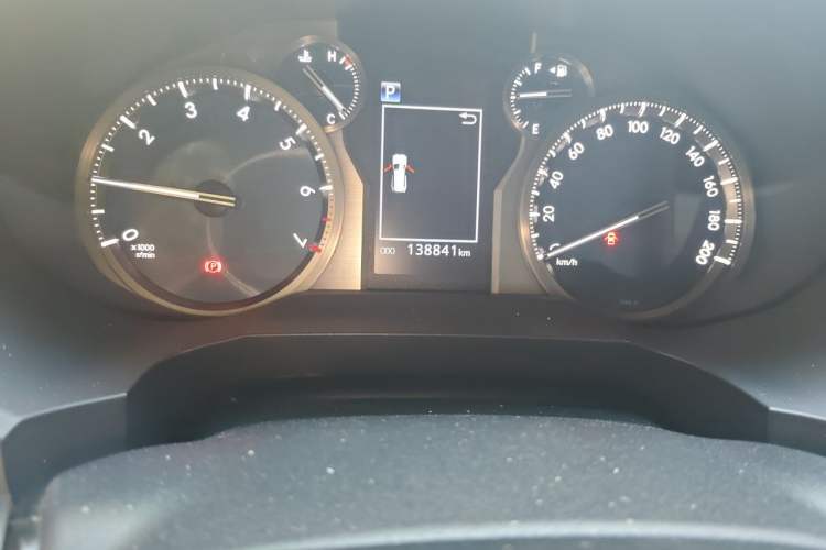Used Toyota Prado 2019 3.5L Automatic TX-L Deluxe Edition with Rear-Mounted Spare Tire Odometer Close Up