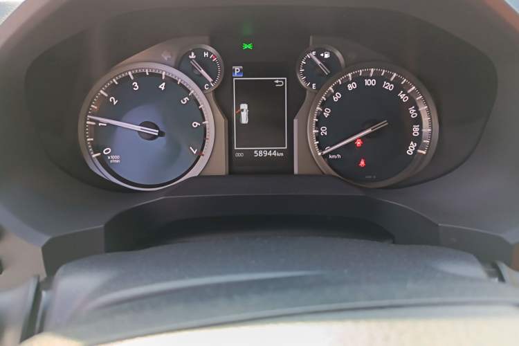 Used Toyota Prado 2019 3.5L Automatic TX-L Deluxe Edition Odometer Close Up