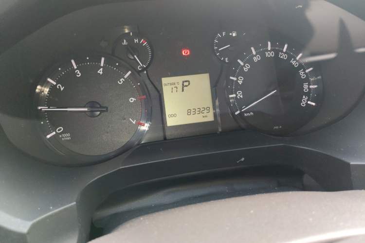 Used Toyota Prado  Odometer Close Up