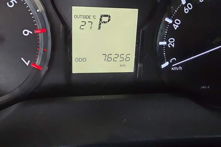Used Toyota Prado  Odometer Close Up