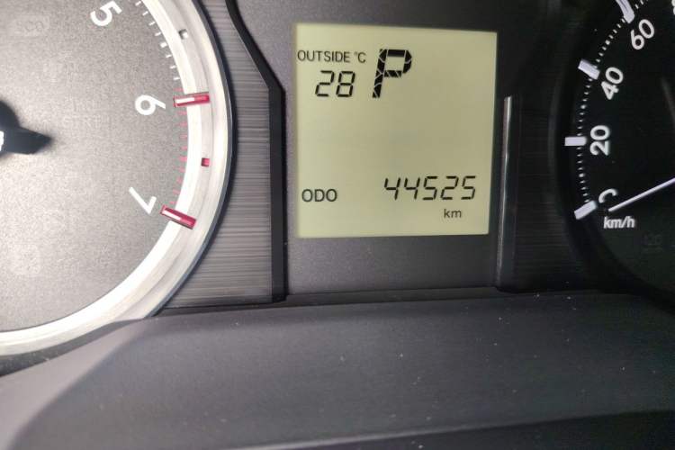 Used Toyota Prado  Odometer Close Up