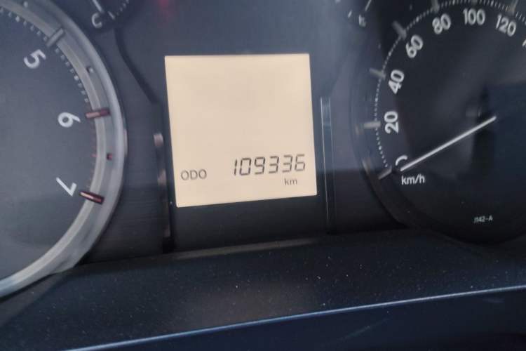 Used Toyota Prado  Odometer Close Up