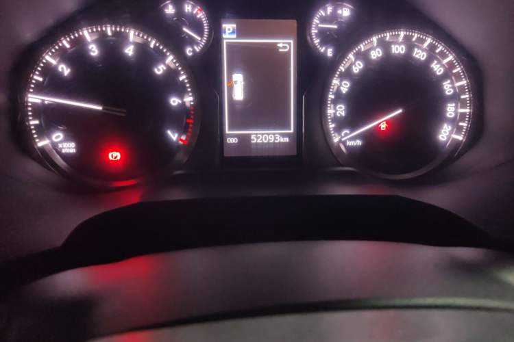 Used Toyota Prado 2019 3.5L Automatic TX-L Deluxe Edition with Rear-Mounted Spare Tire Odometer Close Up