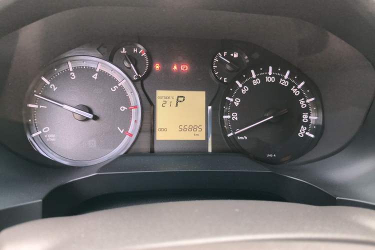 Used Toyota Prado  Odometer Close Up