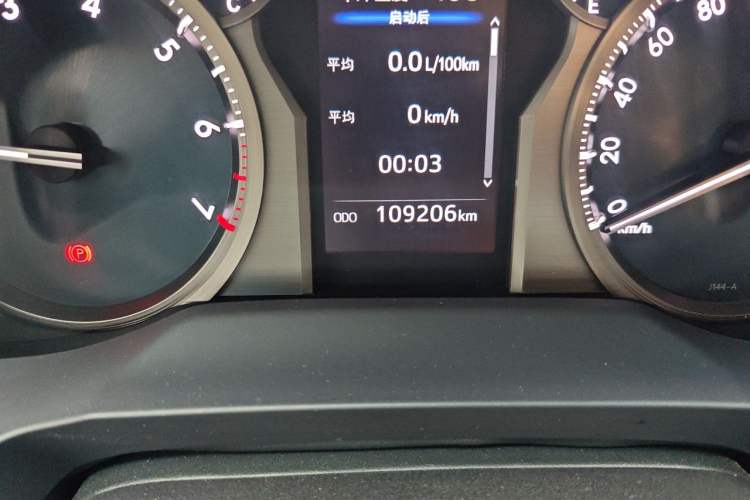 Used Toyota Prado 2019 3.5L Automatic TX-L Deluxe Edition with Rear-Mounted Spare Tire Odometer Close Up