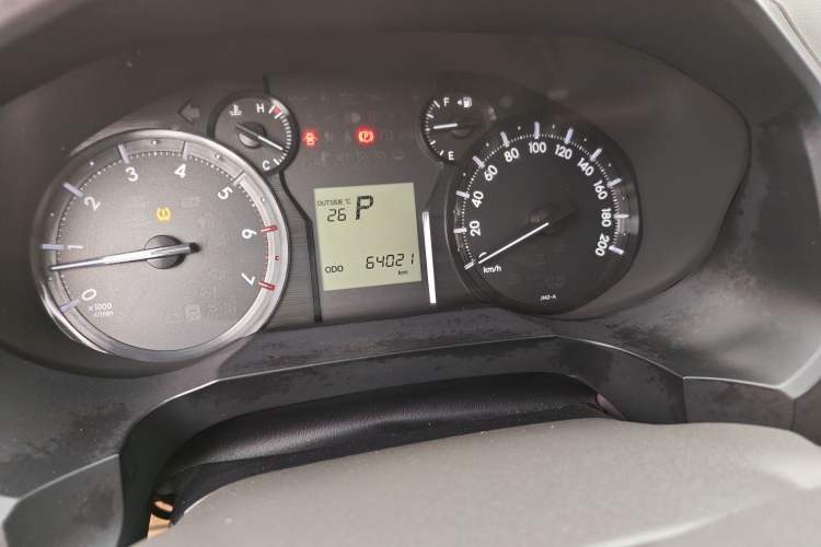 Used Toyota Prado  Odometer Close Up