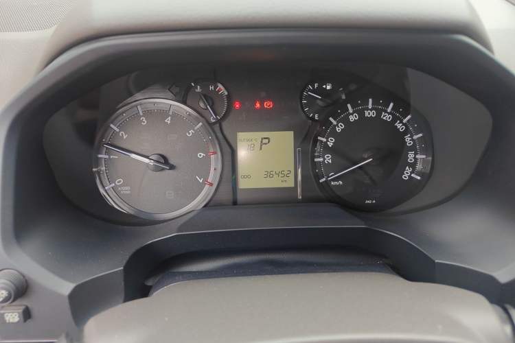 Used Toyota Prado  Odometer Close Up