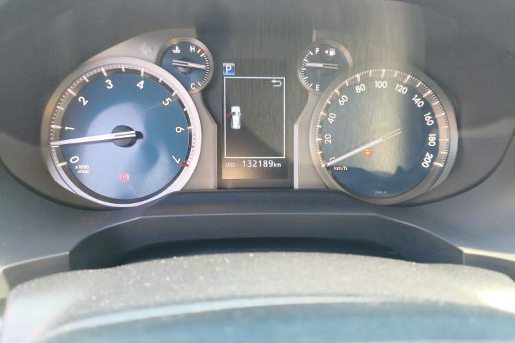 Used Toyota Prado 2019 3.5L Automatic TX-L Deluxe Edition with Rear-Mounted Spare Tire Odometer Close Up