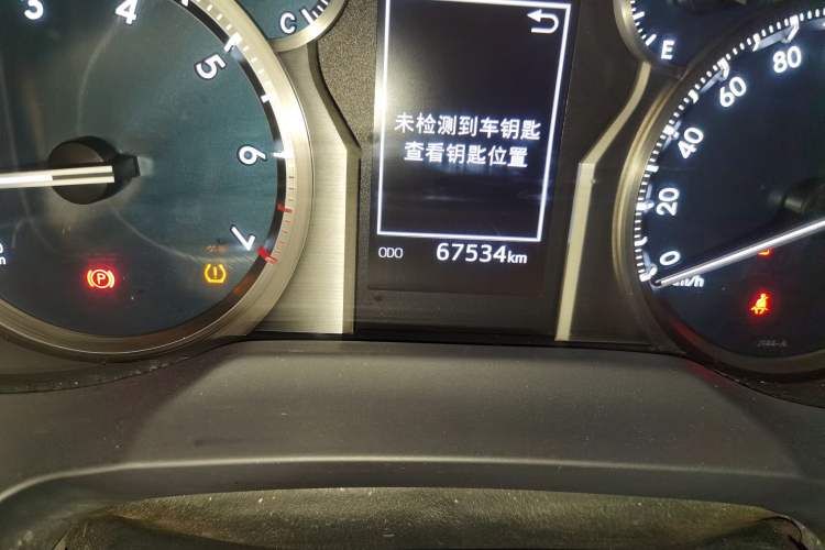 Used Toyota Prado 2019 3.5L Automatic TX-L Deluxe Edition with Rear-Mounted Spare Tire Odometer Close Up