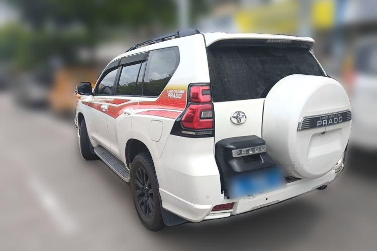 Used Toyota Prado 2019 3.5L Automatic TX-L Deluxe Edition with Rear-Mounted Spare Tire Rear Left 45 Deg