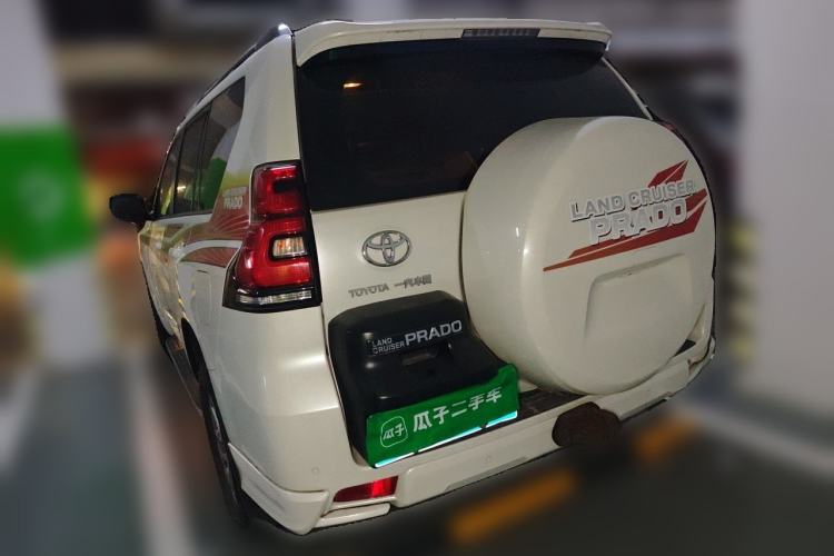 Used Toyota Prado 2019 3.5L Automatic TX-L Deluxe Edition with Rear-Mounted Spare Tire Rear Left 45 Deg