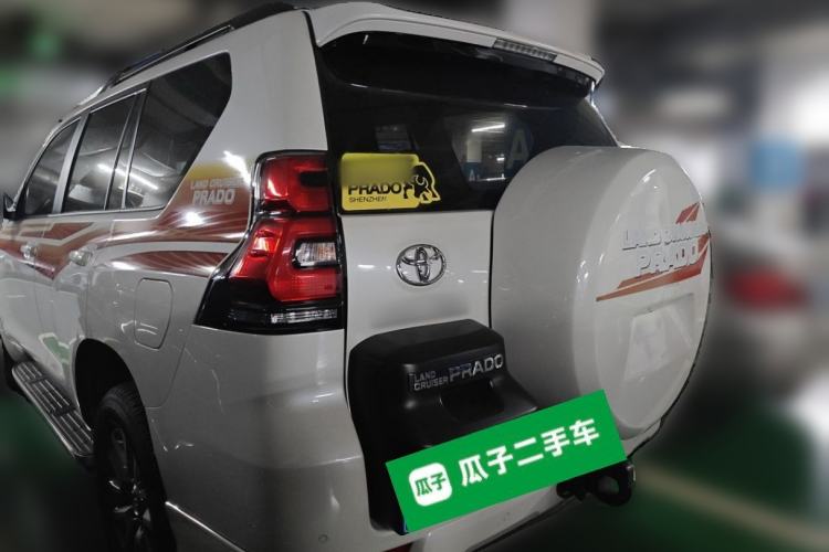 Used Toyota Prado 2019 3.5L Automatic TX-L Deluxe Edition with Rear-Mounted Spare Tire Rear Left 45 Deg