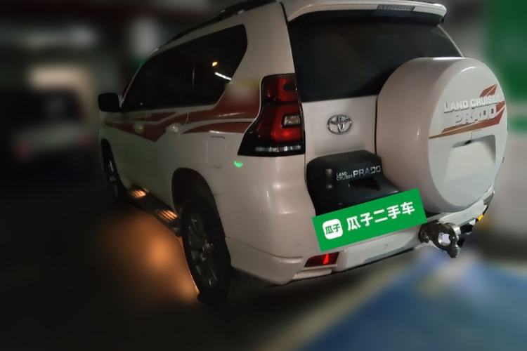 Used Toyota Prado 2019 3.5L Automatic TX-L Deluxe Edition with Rear-Mounted Spare Tire Rear Left 45 Deg