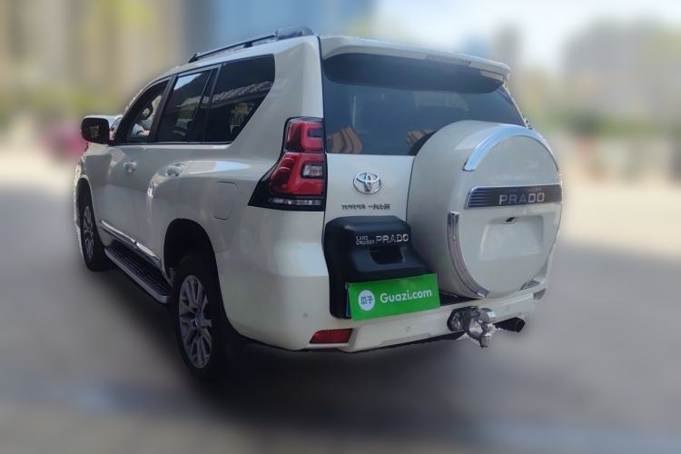 Used Toyota Prado 2019 3.5L Automatic TX-L Deluxe Edition with Rear-Mounted Spare Tire Rear Left 45 Deg